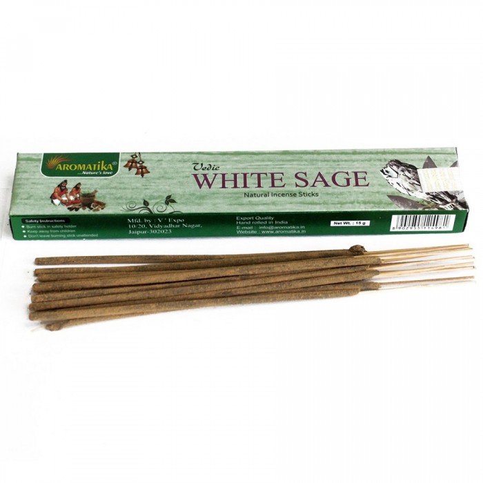 White Sage - Λευκό Φασκόμηλο Aromatika στικ Αρωματικά στικ